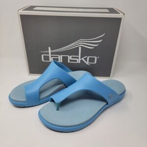 Dansko Womens Krystal Blue Molded EVA Thong Sandal Slip-On Size EU 39 US 8.5 / 9